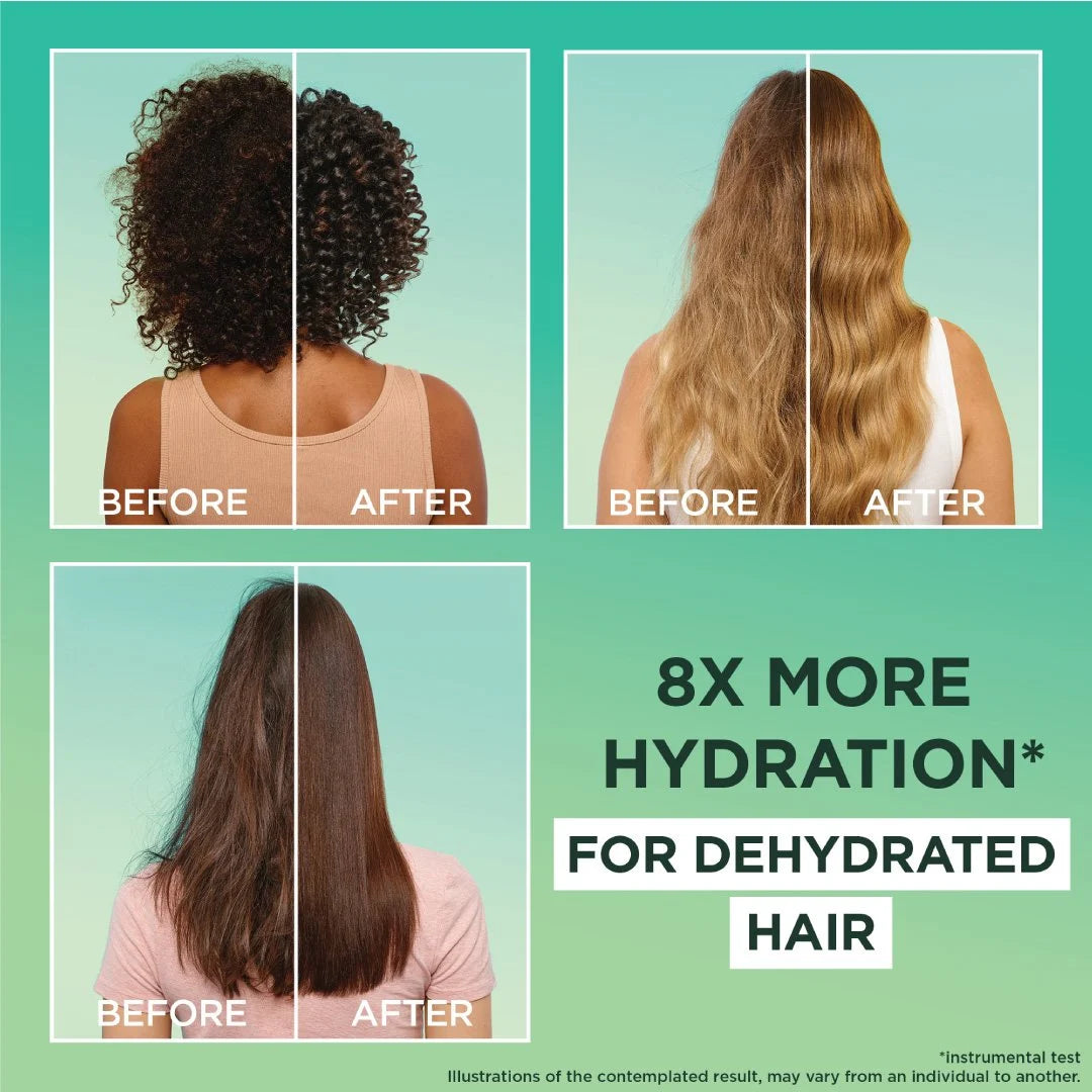 Garnier Ultra Doux 3in1 Moisturizing Hair Food Treatment with Coconut & Aloe Vera Extracts for Normal Hair, 390ml