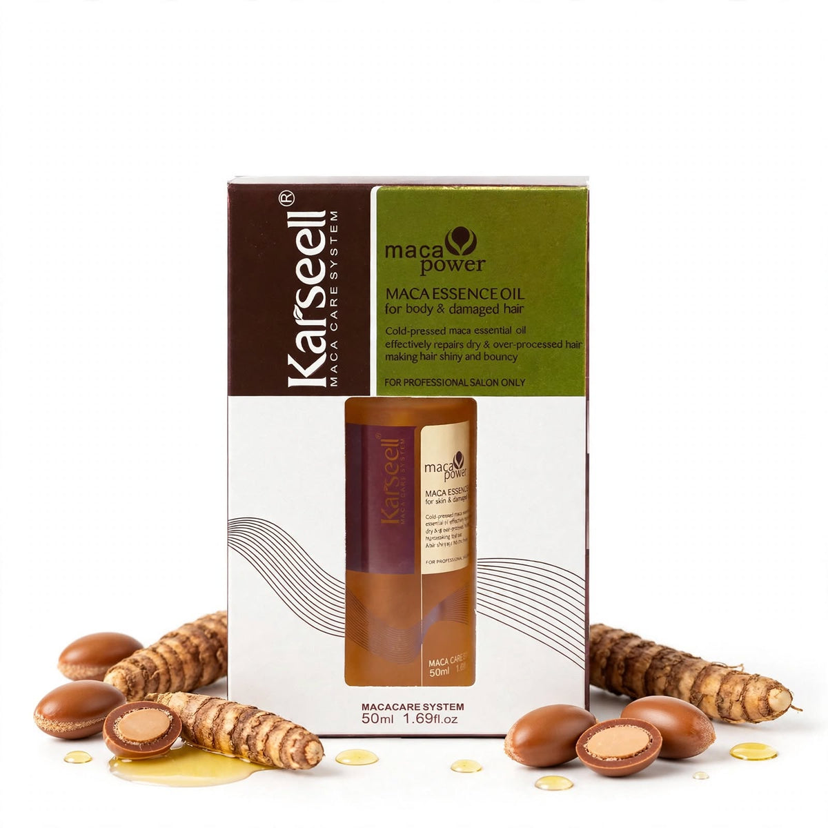 Karseell Maca power Maca Essence Repair for Dry Damaged hair 50Ml