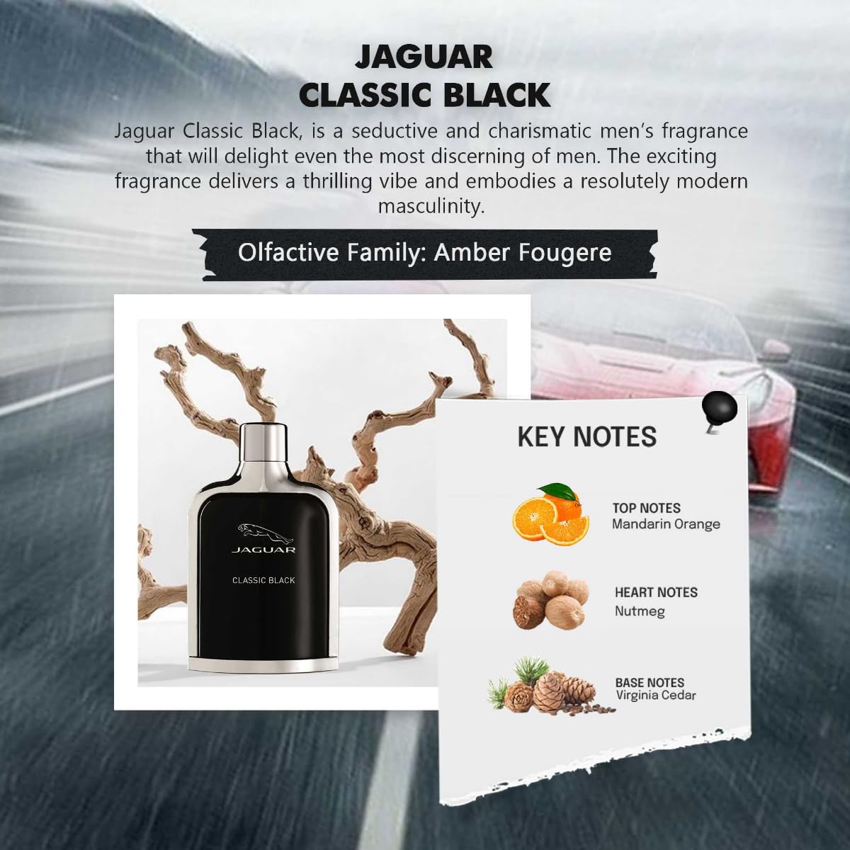 Jaguar Classic Black Eau De Toilette, 100Ml