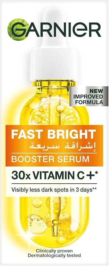 Garnier Skinactive Fast Bright 30X Vitamin C & Niacinamide Anti Dark Spot Serum, 15Ml