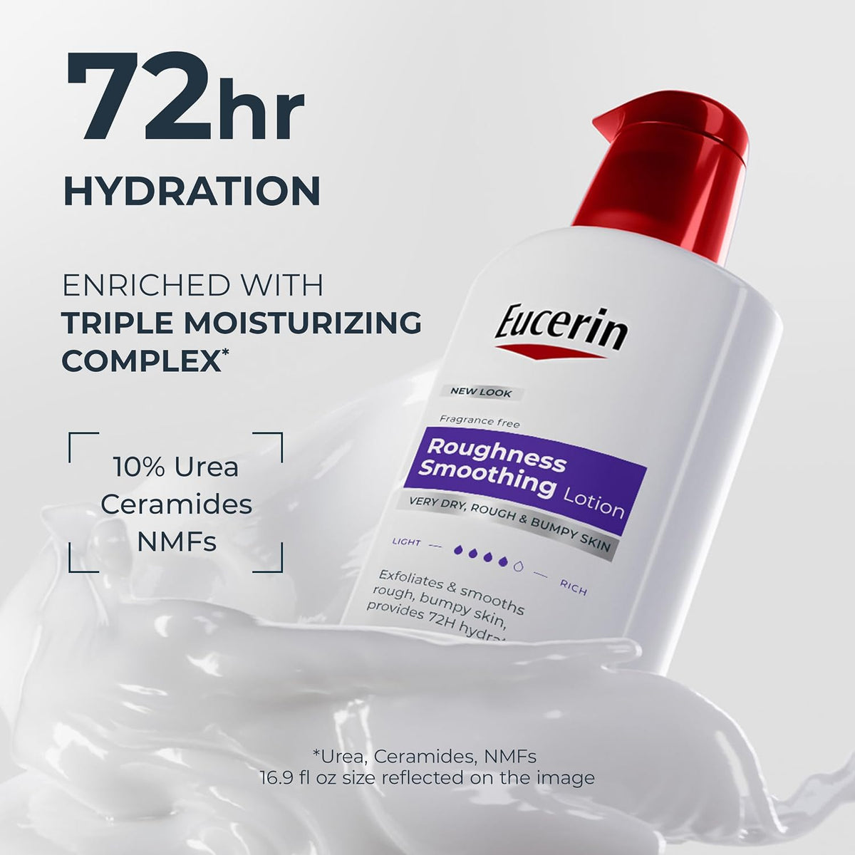 Eucerin Roughness Relief & Smoothing Body Lotion With Urea & Ceramide For Dry & Rough Skin, 500Ml