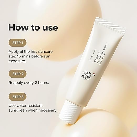 Beauty of Joseon Spf 50+ Rice + Probiotics Relief Sun Cream, 50Ml