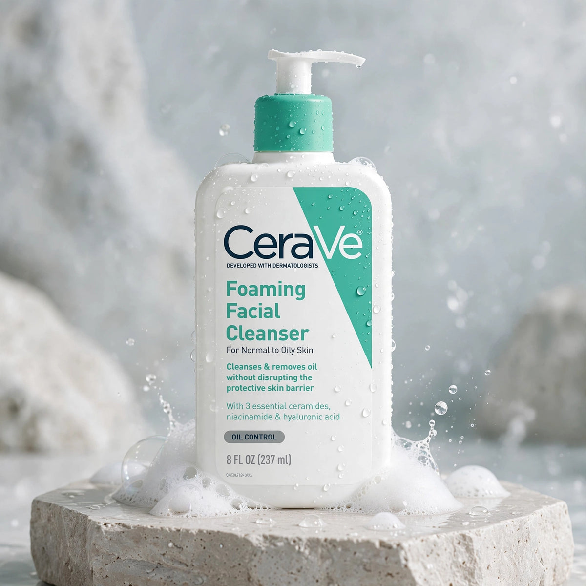 CeraVe Foaming Face Wash Normal to Oily Skin 237ml