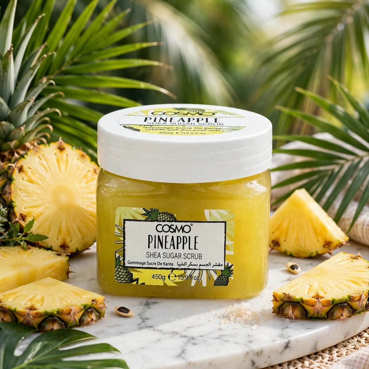 Cosmo Pineapple Shea Exfoliating Scrub 450g