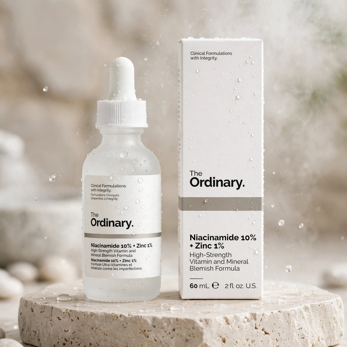 The Ordinary Niacinamide 10% + Zinc 1% Serum Bottle 60ml