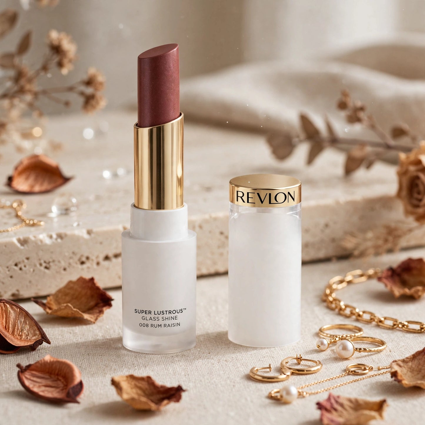 REVLON SUPER LUSTROUS ™ GLASS SHINE (CPACK ) RUM RAISIN 008