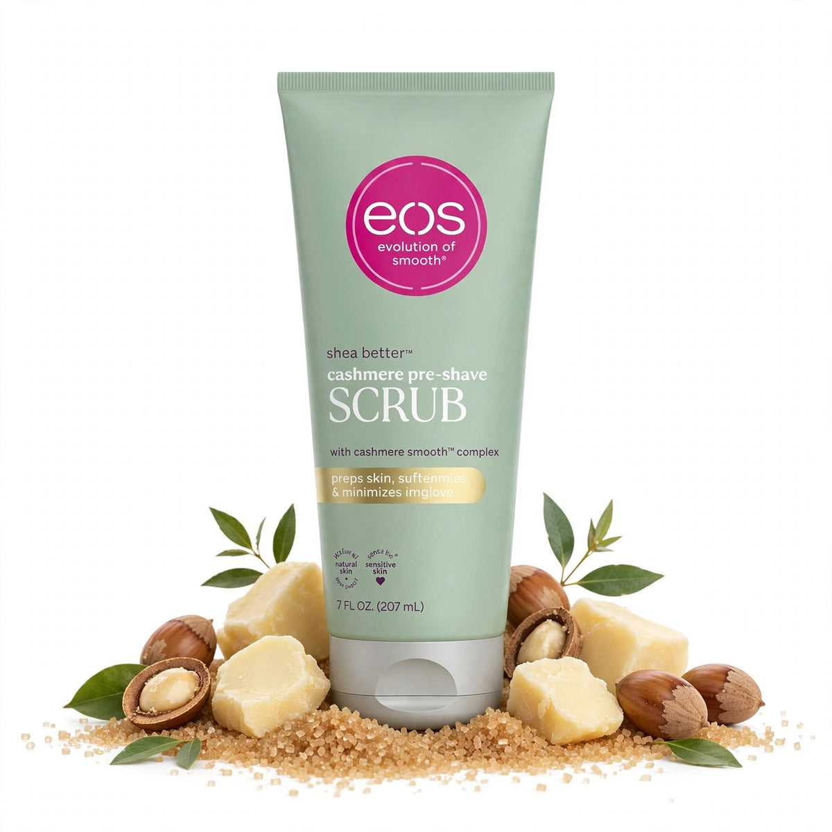 eos Shea Better Cashmere Pre-Shave Scrub 207ml