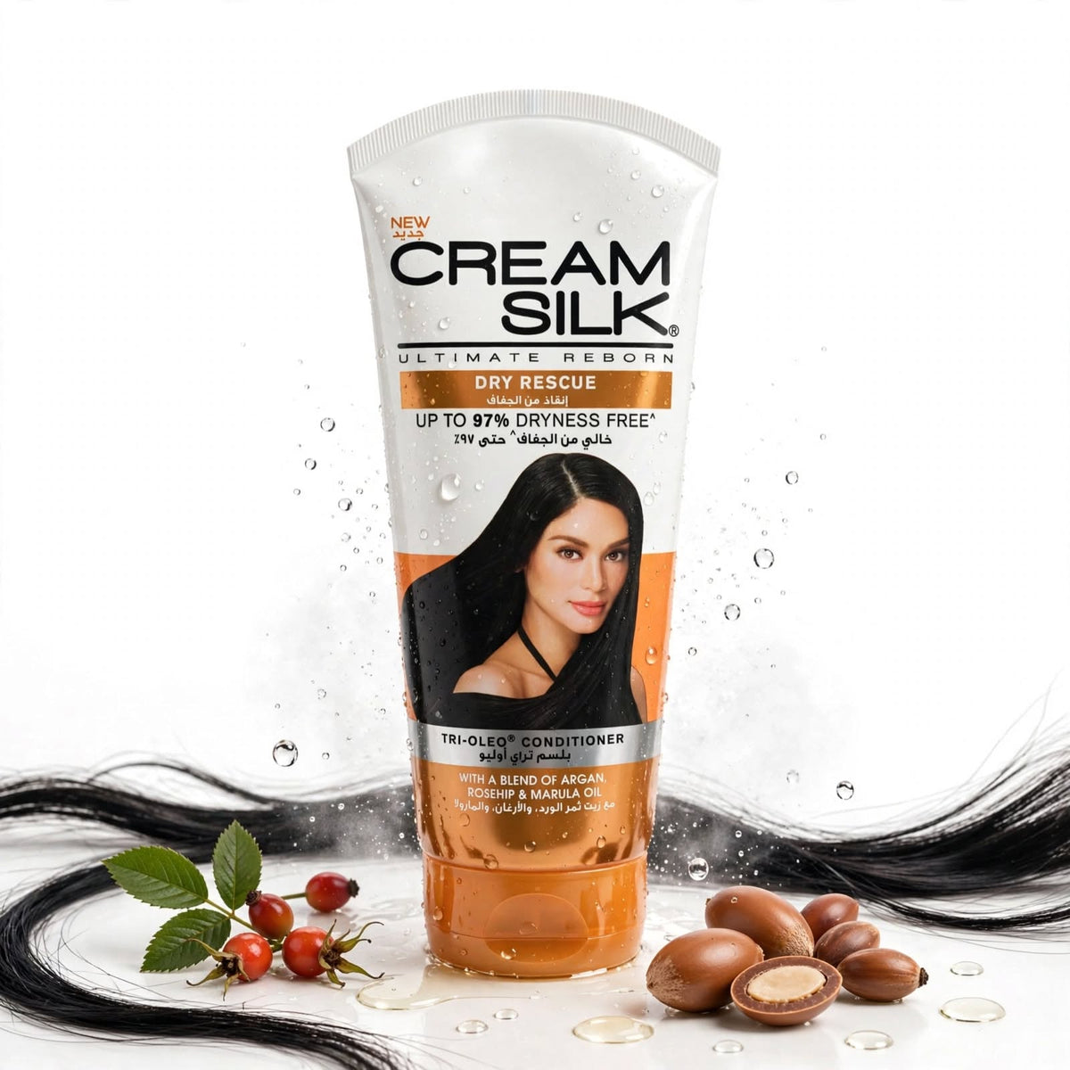 Cream Silk Ultimate Reborn Dry Rescue up to 97 % Dryness Free Tri-Oleo Conditioner 180 ml