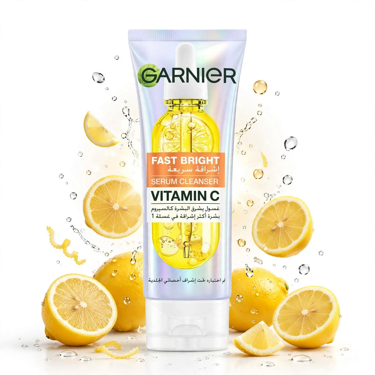 Garnier Skinactive Fast Bright Vitamin C Serum Cleanser Facewash, 100Ml