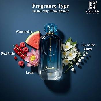 Ahmed Al Maghribi Sapphire Eau De Parfum, 100Ml