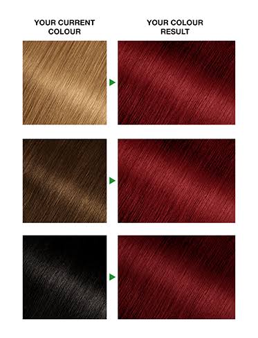 Garnier Natural Hair Color Fiery Pure Red 6.60