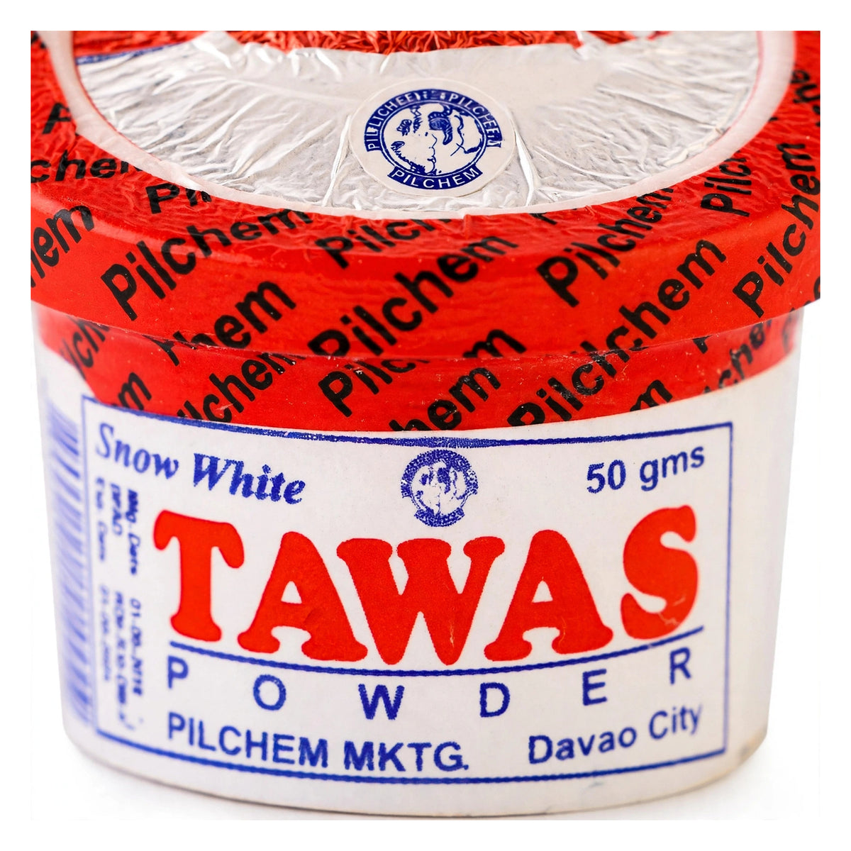 Tawas Powder Snow White Red 50 G