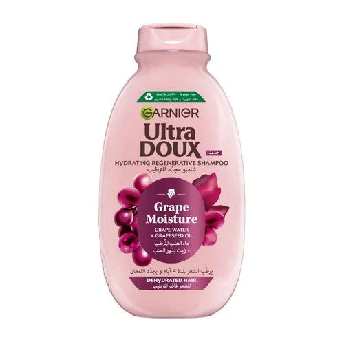 Garnier Ultra Doux Grape Moisture Shampoo, 400ml