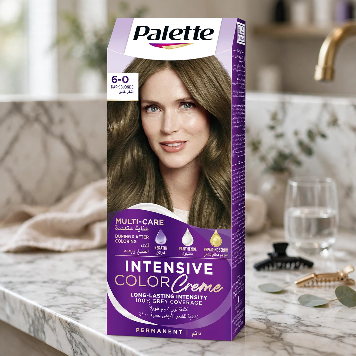palette intensive color creme dark blonde 6-0