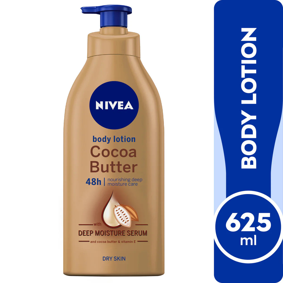 Nivea Body Lotion Cocoa Butter For Dry Skin, 625m