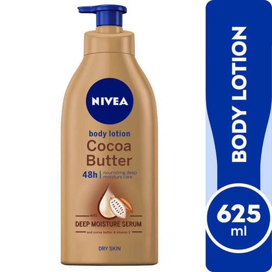 Nivea Body Lotion Cocoa Butter For Dry Skin, 625m
