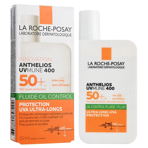 LA ROCHE-POSAY ANTHELIOS UVMUNE FLUIDE OIL CONTROL PROTECTION UVA ULTRA - LONGS  50 ML