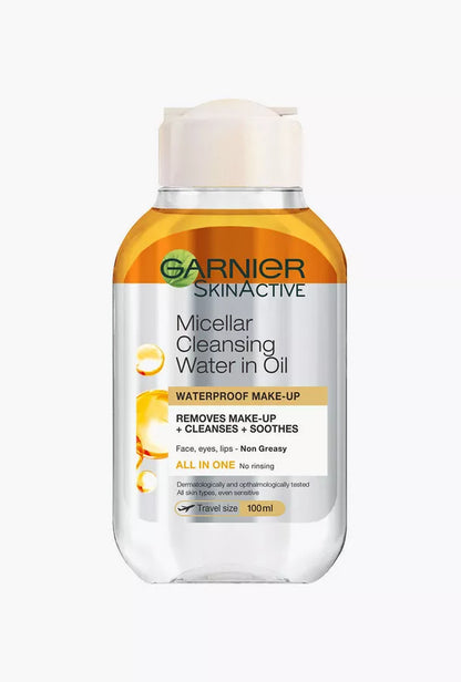 Garnier Skin Active Hypoallergenic Micellar Cleansing Water For All Skin Types, 100Ml
