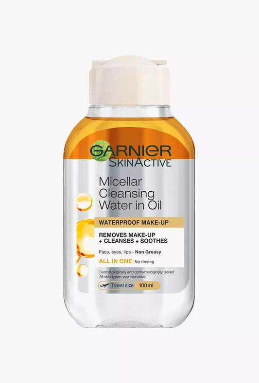 Garnier Skin Active Hypoallergenic Micellar Cleansing Water For All Skin Types, 100Ml
