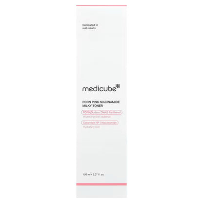 Medicube PDRN Pink Niacinamide Milky Toner, 150ml