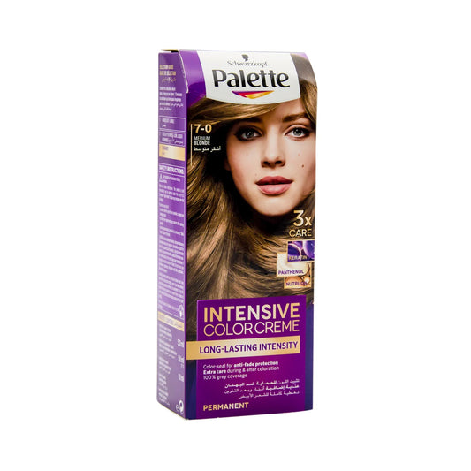Palette Schwarzkopf Palette Intensive Color Creme 7-0 Middle Blonde, 110ml