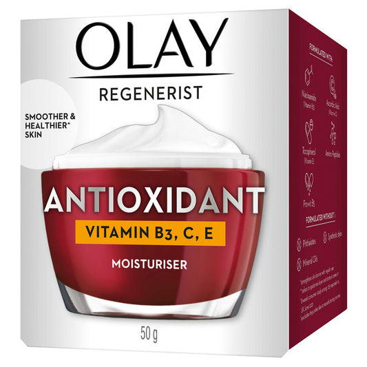 Olay Regenerist Smoothing, Moisturizing & Antioxidant Face Cream With Vitamin B3, C & E, 50Ml
