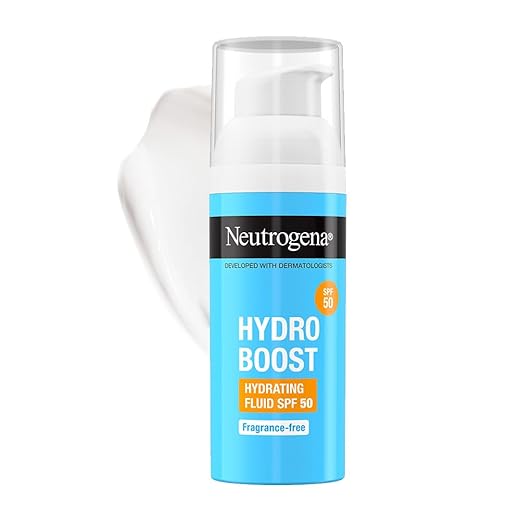 Neutrogena Hydro Boost Fragrance Free Hydrating Sun Fluid Spf 50, 50Ml