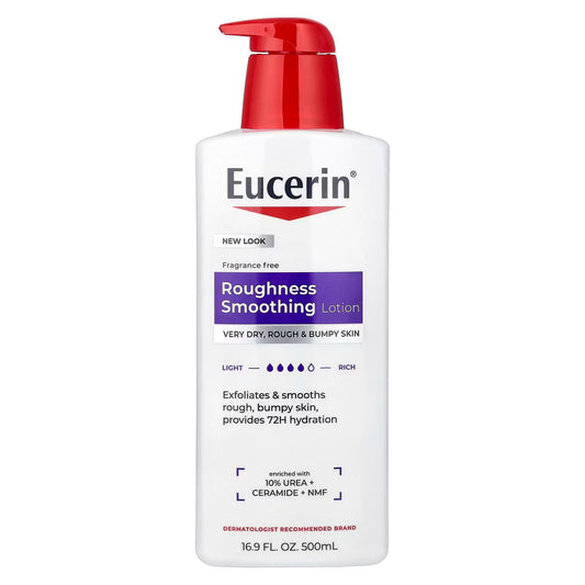 Eucerin Roughness Relief & Smoothing Body Lotion With Urea & Ceramide For Dry & Rough Skin, 500Ml