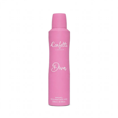 Confetti London Diva perfumed  Deodorant body  Spray, 250ml