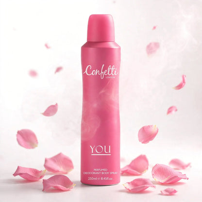 Confetti London You Perfumed Deodorant Body Spray, 250ml