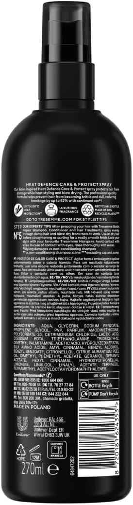 Tresemme Hair Spray Heat Defense 270 Ml
