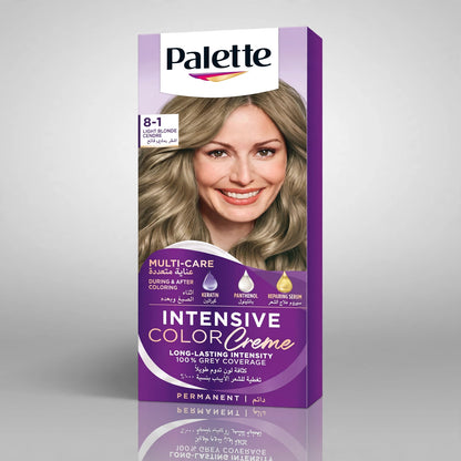 palette intensive color creme light blonde cendre 8-1