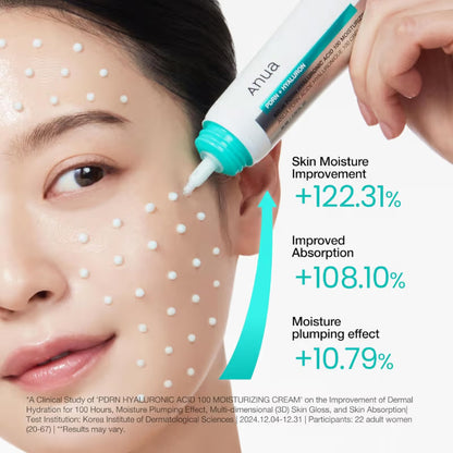 Anua 100+ PDRN Hyaluronic Acid Cream, 60ml