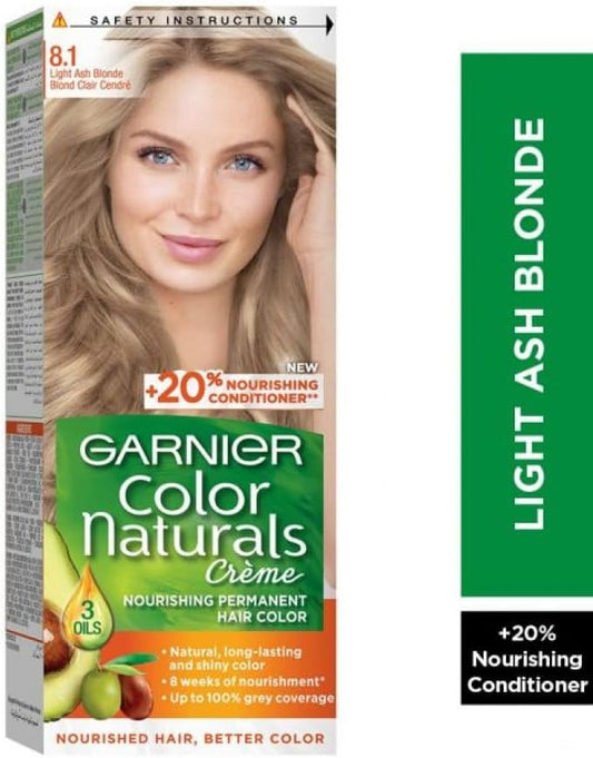 Garnier Natural Hair Color Light Ash Blonde 8.1