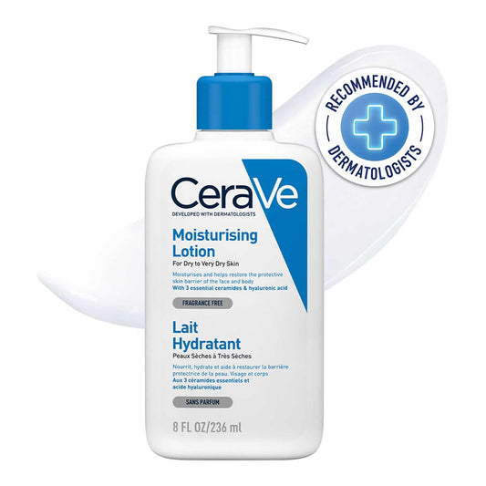 Cerave Moisturizing Lotion For Normal To Dry Skin With Hyaluronic Acid, 236Ml