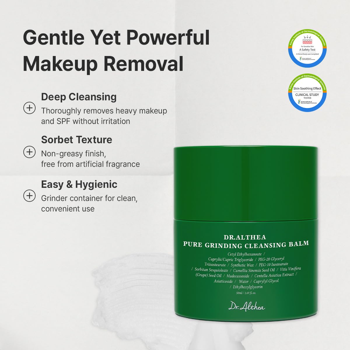 Dr. Althea Make-Up Cleansing Oil Pure Grinding Cleansing Balm, 50Ml