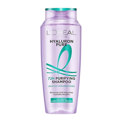 L'Oreal Paris Elvive Hyaluron Pure Salicylic & Hyaluronic Acid Purifying Shampoo, 400Ml