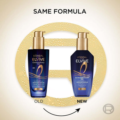 L'Oreal Paris Elvive Extraordinary Oil Midnight Serum for Dry Hair, 100ml