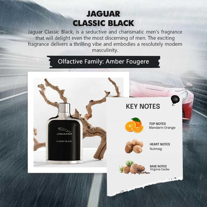 Jaguar Classic Black Eau De Toilette, 100Ml