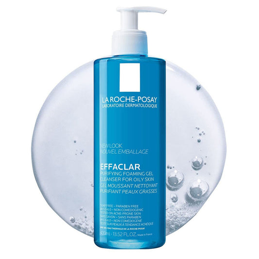 La Roche-Posay Effaclar Purifying Foaming Gel For Oily Sensitive Skin, 400Ml