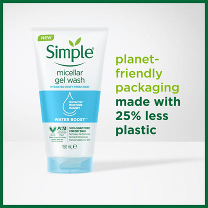 Simple Micellar Facial Gel Wash, 150ml
