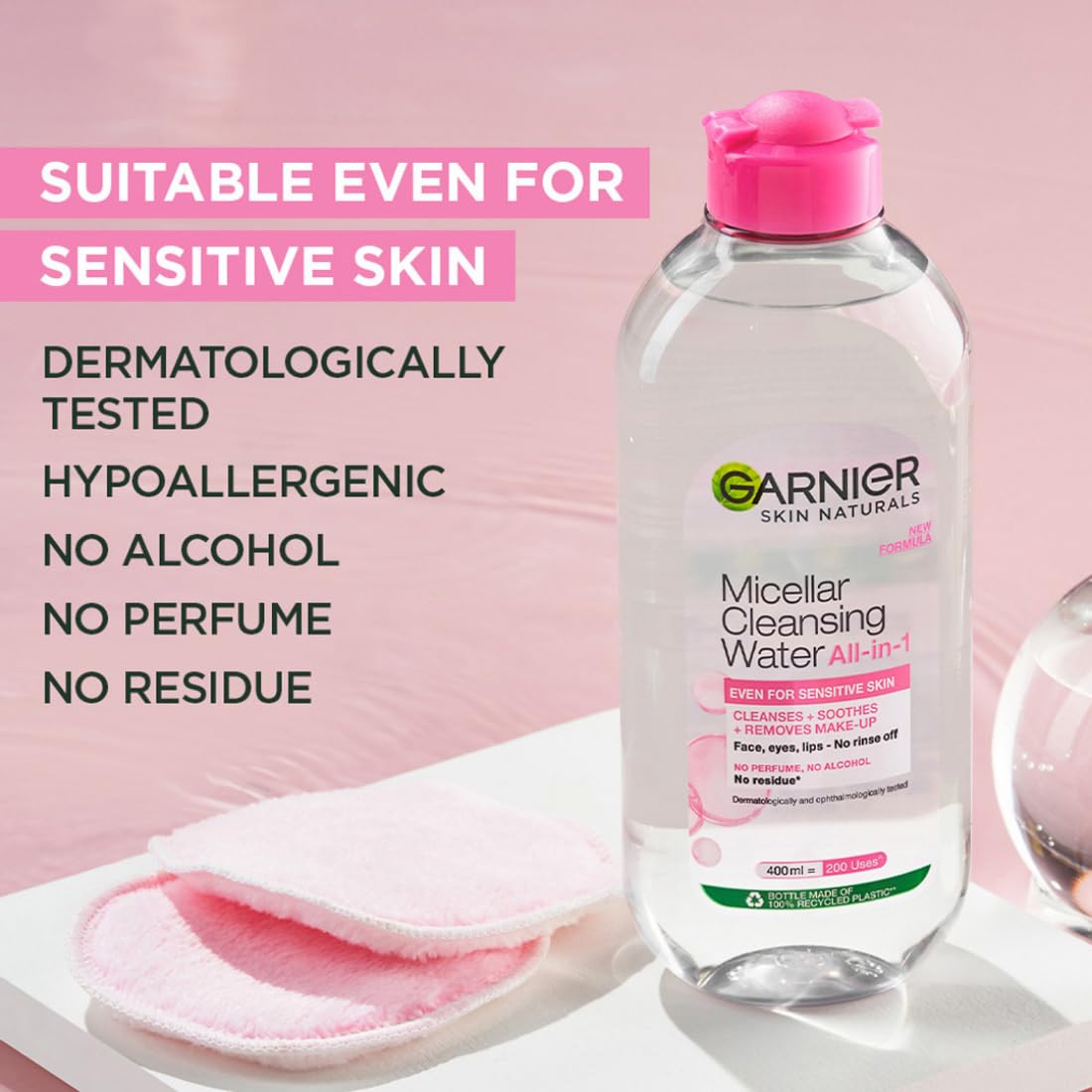 Garnier Micellar Cleansing Water, 400Ml