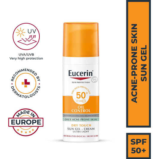 Eucerin Oil Control Sunblock Gel Cream Spf 50+, 50ml