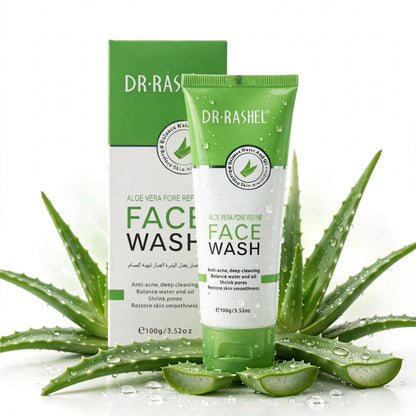 Dr.Rashel Skin Care Aloe Vera Pore Refine Face Wash, 100G