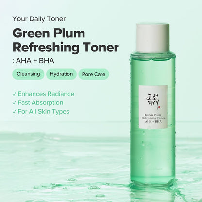 Beauty of Joseon Green Plum Refreshing Facial Toner With Aha & Bha, 150Ml