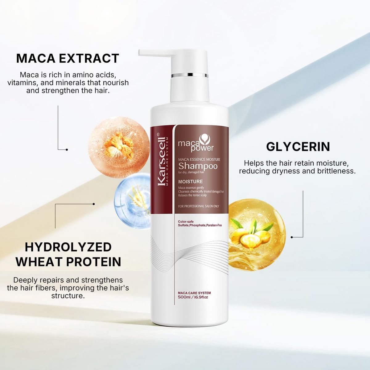 Karseell Moisture Shampoo, 500ml