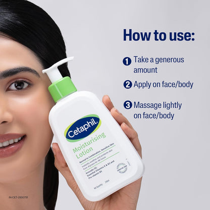 Cetaphil Moisturizing Lotion for Normal to Dry Skin, 118ml