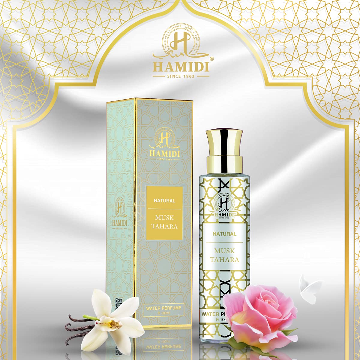 Hamidi Musk Tahara Natural Water Perfume, 100Ml
