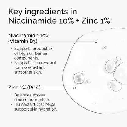 The Ordinary Niacinamide 10% + Zinc 1%, 30Ml