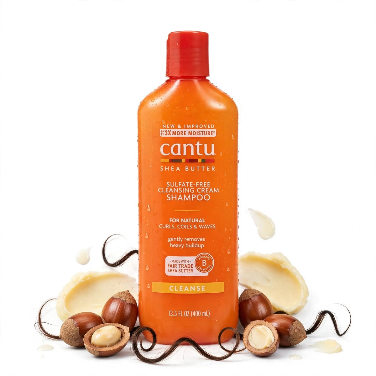 Cantu Shea Butter Sulfate-Free Cleansing Cream Shampoo Vitamin B 400ml